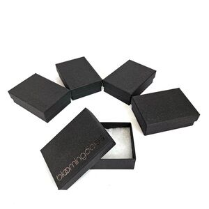 Lot of 5 Bloomingdale’s Tiny Extra Small Empty Gift Box for Jewelry 3”x2”x1”